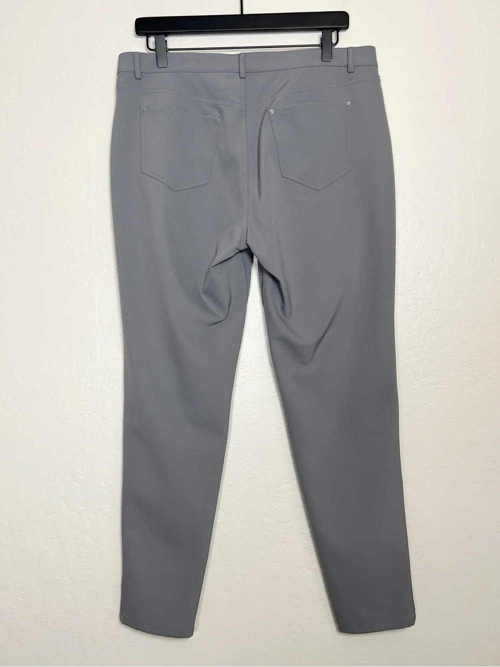LAFAYETTE 148 New York Women’s Size 12 Gray Mercer Stretch Mid-Rise Skinny Jeans